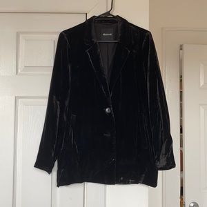 Madewell Velvet Blazer
